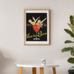'Vlan du Berni' Vintage Wine Advertisment Poster<br><div class="desc">A stunning reproduction of the circa 1920 original,  French Alcohol brand Retro Art Deco Vlan Du Bernie vintage poster brings excitement to kitchens,  dining rooms,  and bar areas.</div>
