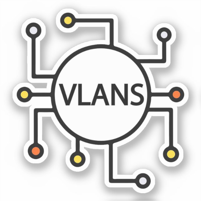 VLANs Networkers Sticker  (Front)