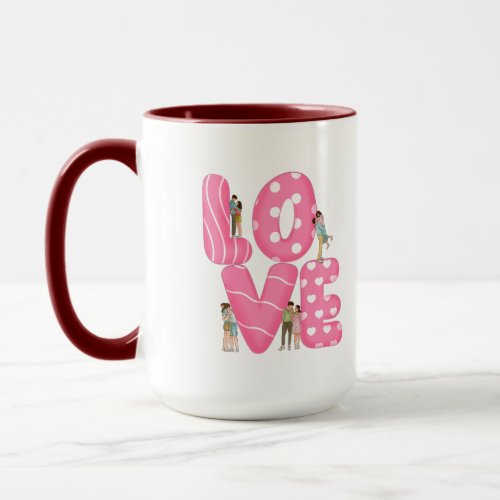 Vlentains Day mug _ cute love couples _ Mug