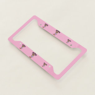 VLLC No Script Argentina Funny Political Meerkat M License Plate Frame