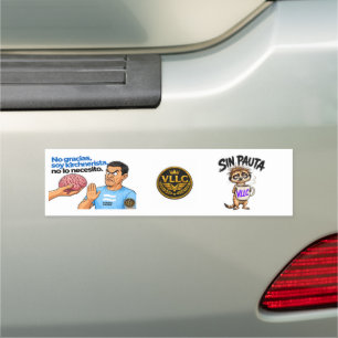 VLLC No Thanks I'm Kirchnerist Argentina Politics Car Magnet