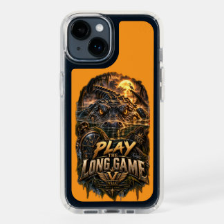 VLLC Play The Long Game Motivation Alligator Art Speck iPhone 14 Case