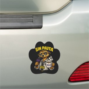 VLLC Tired Journalist Meerkat Press Coffee Mug Car Magnet