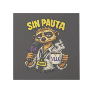 VLLC Tired Journalist Meerkat Press Coffee Mug Gallery Wrap
