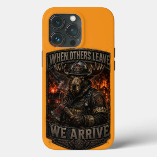 VLLC When Others Leave We Arrive Firefighter Moose iPhone 13 Pro Case