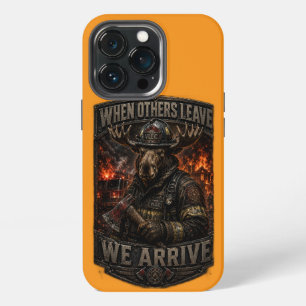 VLLC When Others Leave We Arrive Firefighter Moose iPhone 13 Pro Case