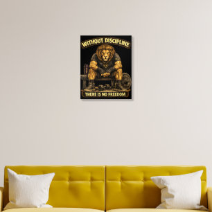 VLLC Without Discipline There Is No Freedom Gym Li Acrylic Photo Tile