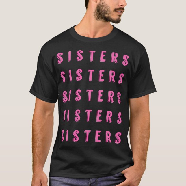 Vlogger Hi Sisters Hoodie T-Shirt (Front)