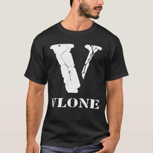 vlone freinds Cracks T_Shirt