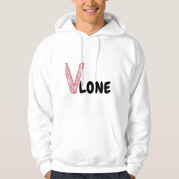 Vlone best sale hoodie red