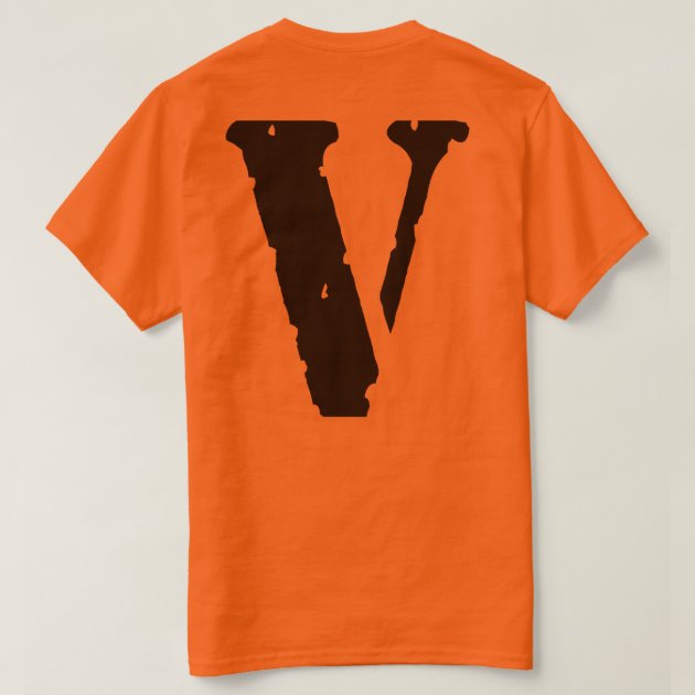 Vlone t outlet shirt orange