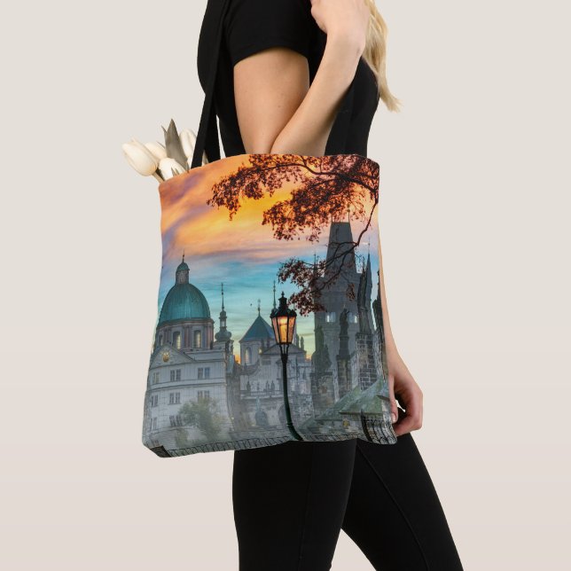 Vltava River in the Morning Tote Bag (Close Up)