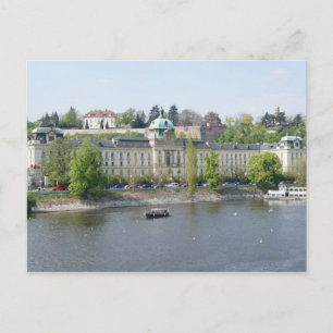 Vltava river postcard