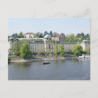 Vltava river postcard