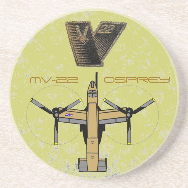 VM-22 OSPREY DRINK COASTER (Front)