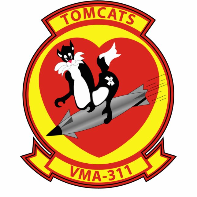 VMA-311 Tomcats Cutout (Front)