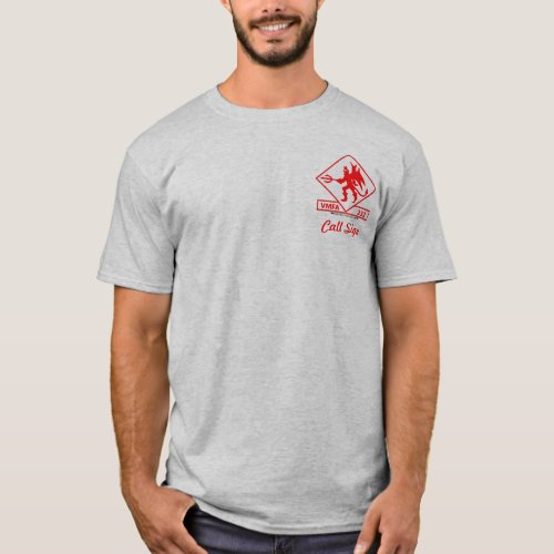 VMFA 232 wHarrier _ Light colored T_Shirt