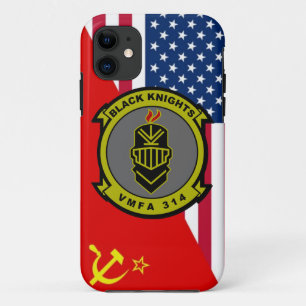VMFA-314 "Black Knights" Cold War Paint Scheme iPhone 11 Case