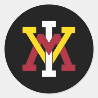 Vmi Keydets Icon Classic Round Sticker