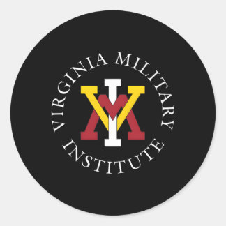 Vmi Keydets Stamp Classic Round Sticker