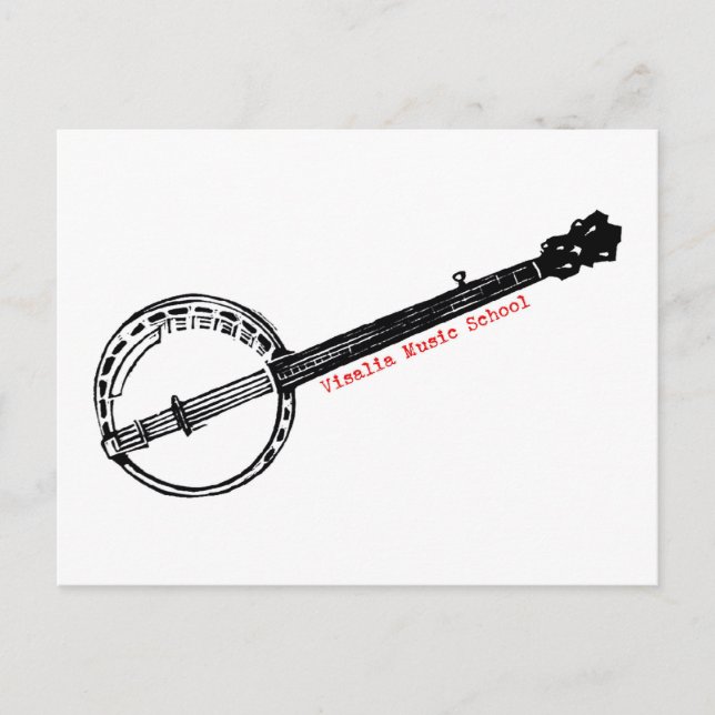 VMS Banjo Postcard (Front)