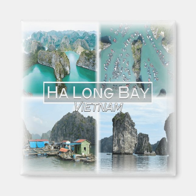 VN0014 Asia, Vietnam, Ha Long Bay, Fridge  Magnet (Front)
