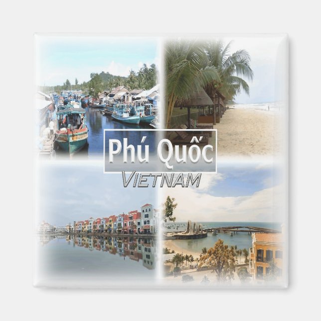 VN0015 Asia, Vietnam, Phu Quoc, Fridge  Magnet (Front)