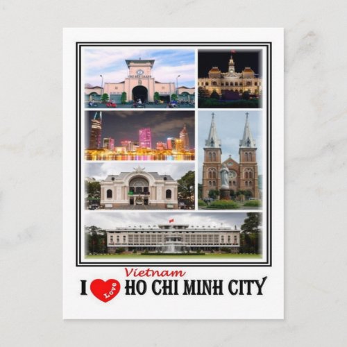 VN Vietnam _ Ho Chi Minh City _ Postcard