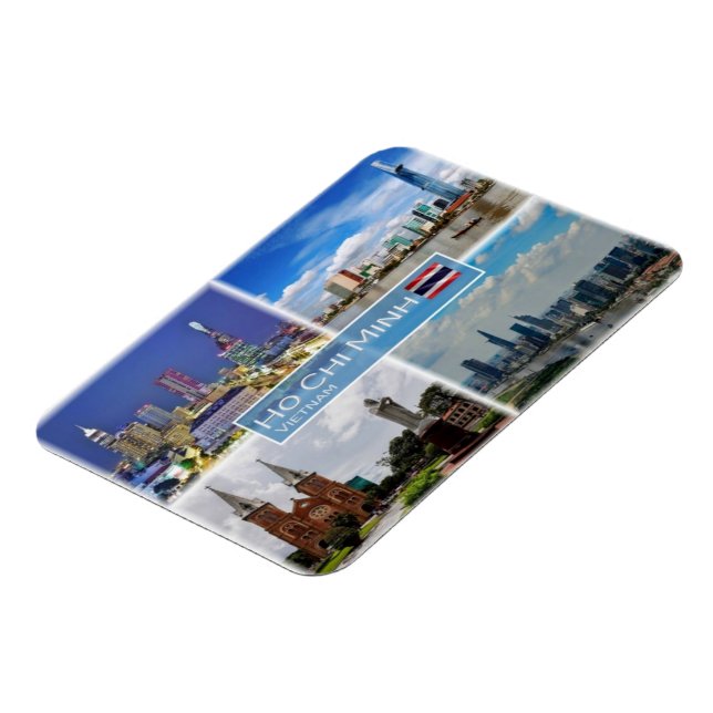 VN  Vietnam - Ho Chi Minh City Saigon - Magnet (Left Side)
