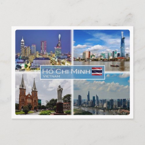 VN Vietnam _  Ho Chi Minh _ Postcard