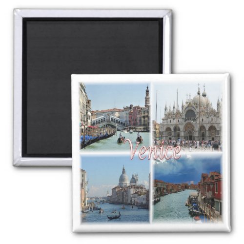 VNT023 VENICE mosaic Veneto Italy Fridge Magnet