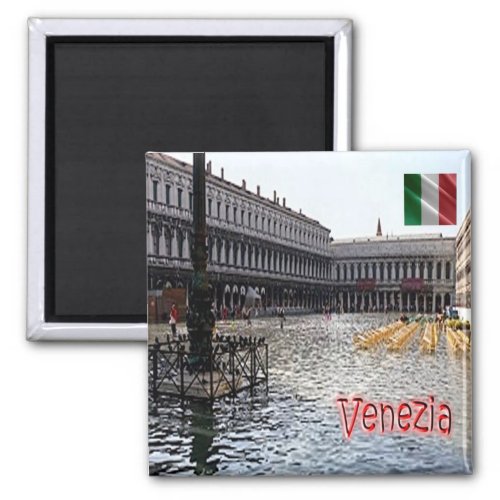 VNT072 VENICE Square San Marco Italy Fridge Magnet