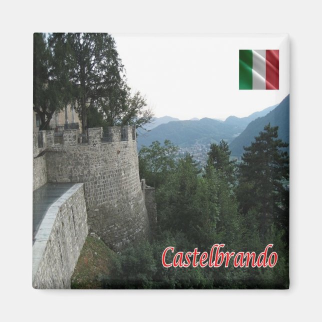 VNT117 CASTELBRANDO, Veneto, Italy, Fridge Magnet (Front)