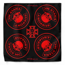 VNVLV MC Support Rag with 22 Skull Bandana VNVLV MC Support Rag with 22 Skull Bandana