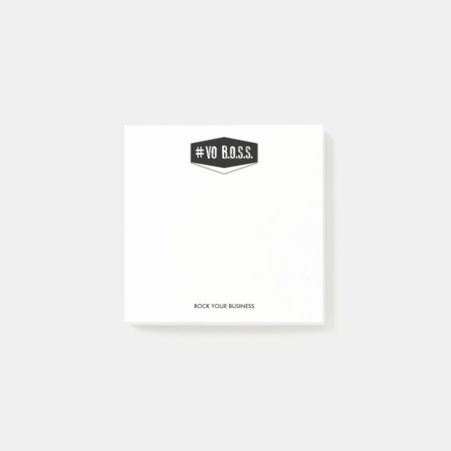 VO BOSS 3 x 3 Notes (Front)