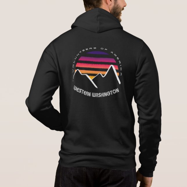 VOAWW Synth Wave Hoodie (Back)