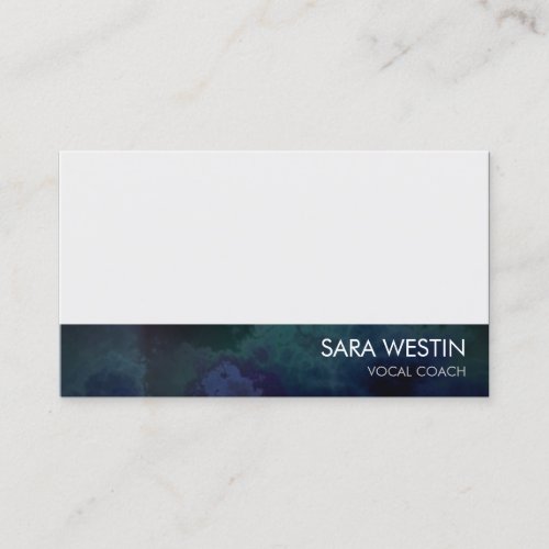 Vocal Coach Singing Music Traning Business Card