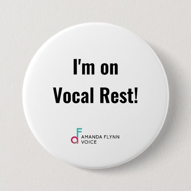 Vocal Rest Button (Front)