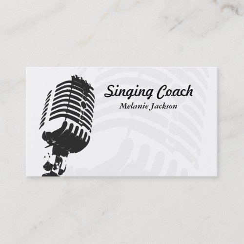 Vocalist Business Card