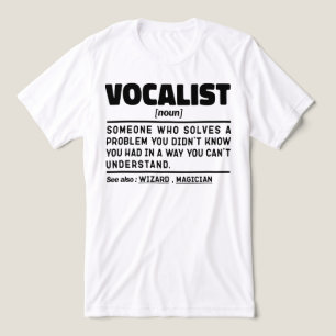 Vocalist I Try To Make Things Birthday Quote Funny Tri-Blend Shirt