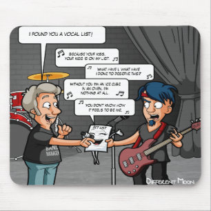 Vocalist Music Humor Funny Mouse Pad