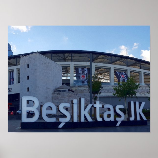 Vodafone Arena, home stadium to Besiktas Poster (Front)