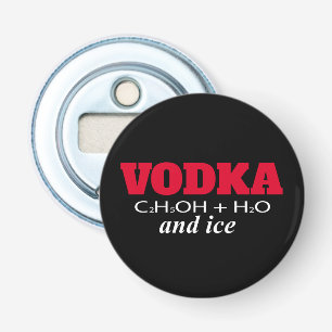 Vodka and ice bottle opener