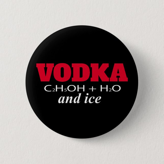 Vodka and ice button (Front)