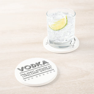 VODKA custom color coaster