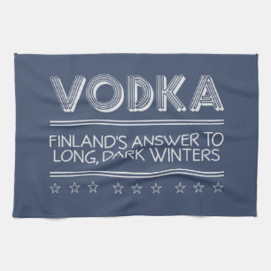 VODKA custom color hand towels