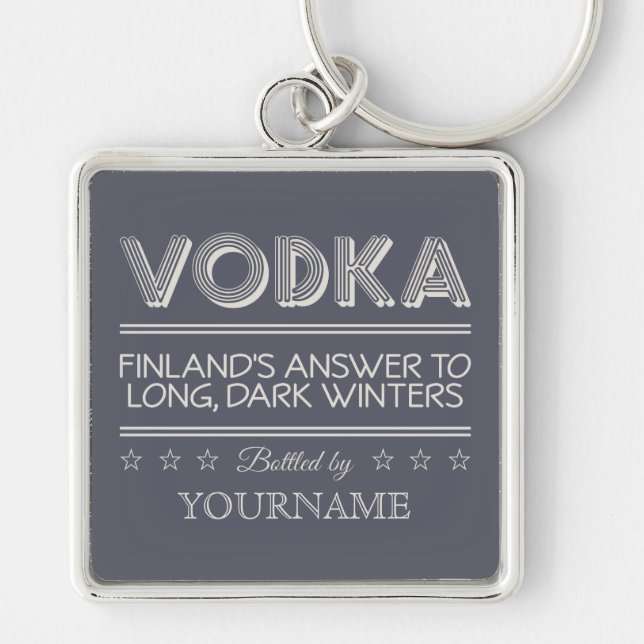 VODKA custom color key chain (Front)