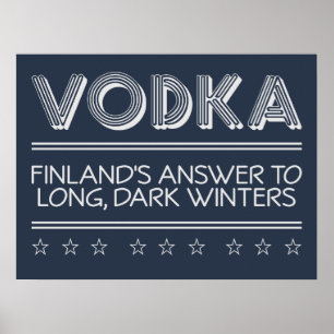 VODKA custom color poster