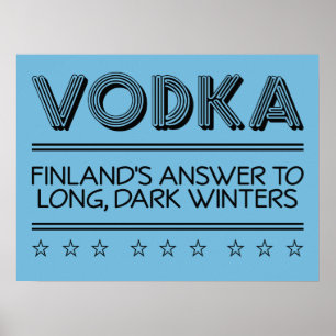 VODKA custom color poster
