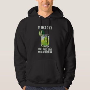 Vodka Diet du losst 3 Days a Week Vodka Soda Hoodie